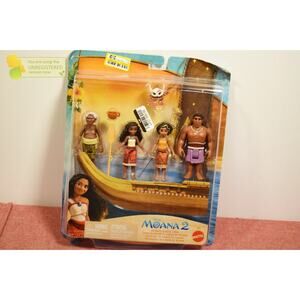 Disney Moana 2 Moana's Canoe Crew Playset